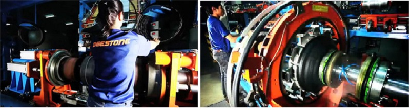 Quá trình sản xuất lốp xe xúc lật Deestone